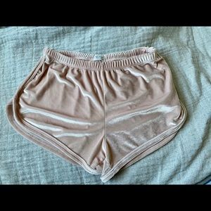 Brandy Melville Velvet Shorts